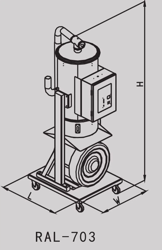 RAL-703 size drawing RAL-703 size drawing