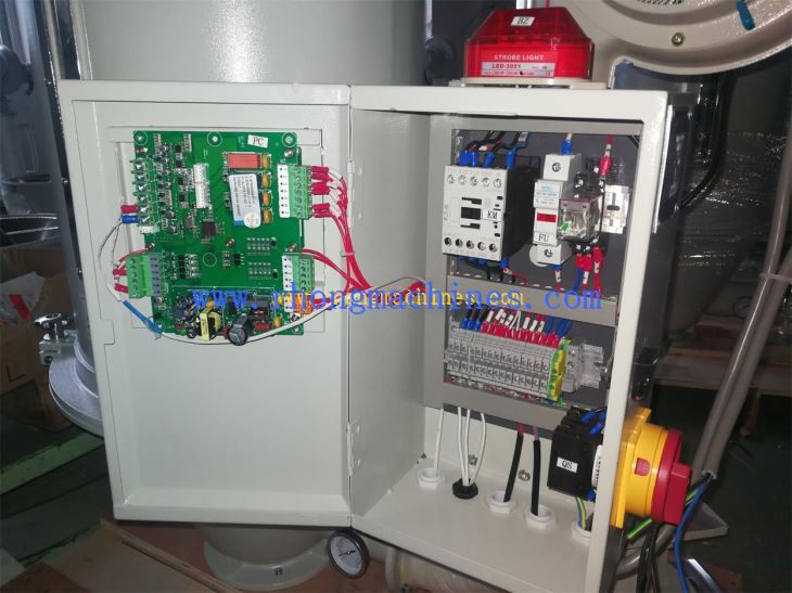 PLC control box for hot air dryers